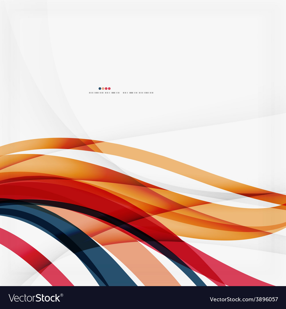 Red and orange color lines composition Royalty Free Vector