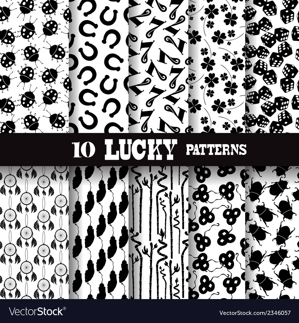 Seamless patterns set