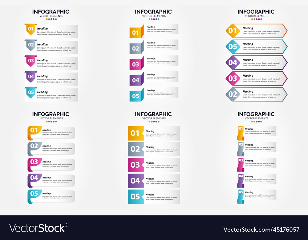 This set is ideal for creating infographics Vector Image This set is ideal for creating infographics