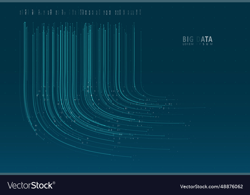 Abstract infographics visualization