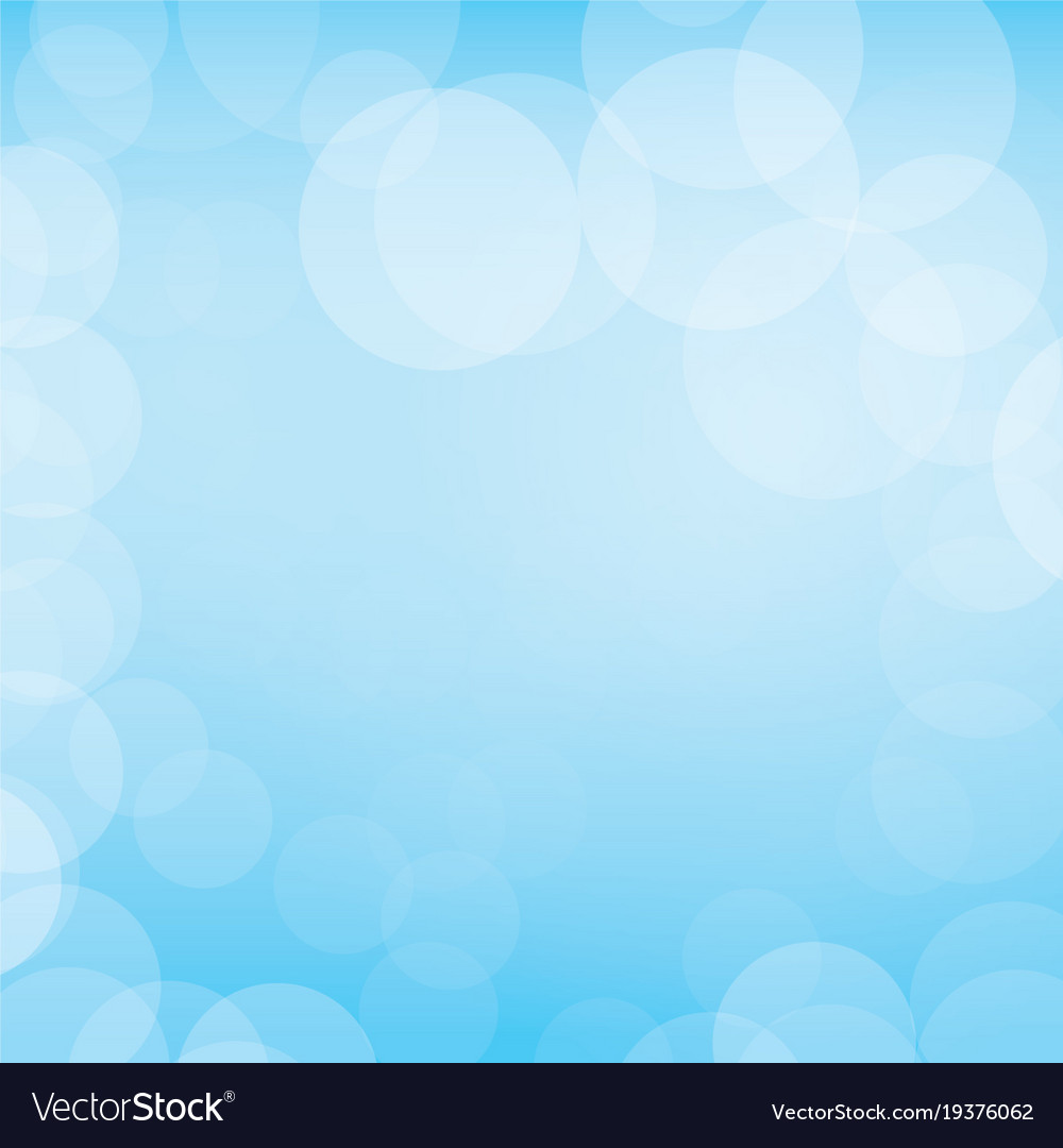 Blue bokeh Royalty Free Vector Image - VectorStock