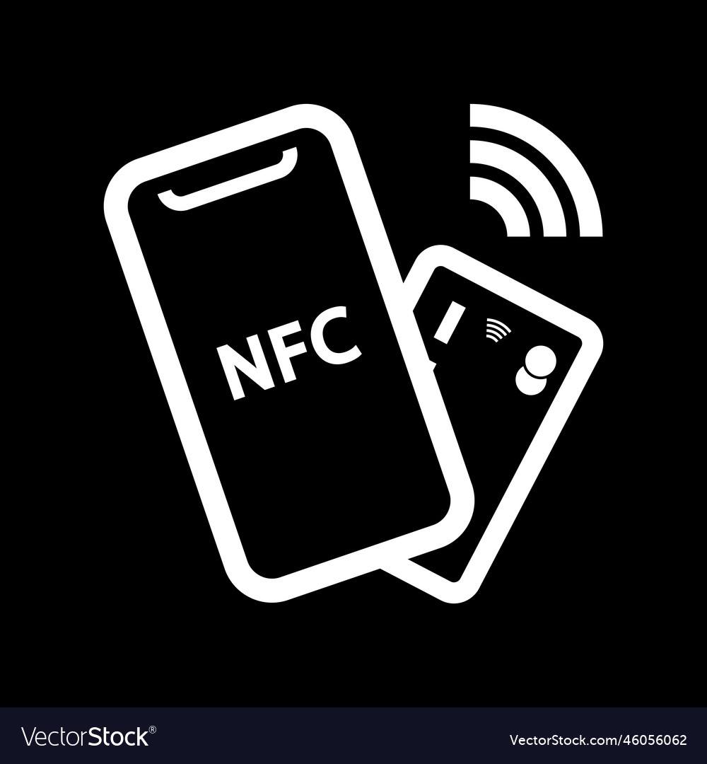 Nfc mobile phone payment using smartphone Vector Image