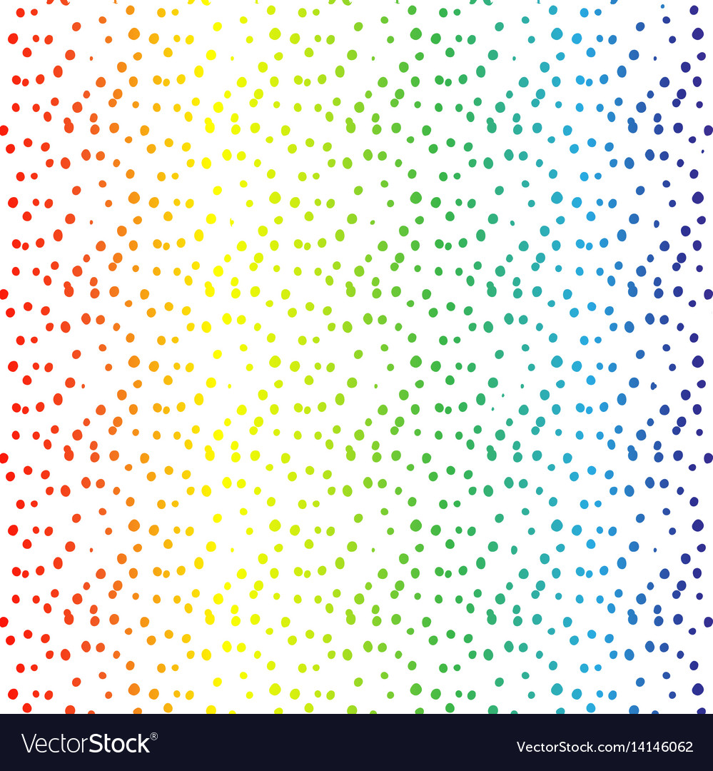 Rainbow Dot Pattern Background