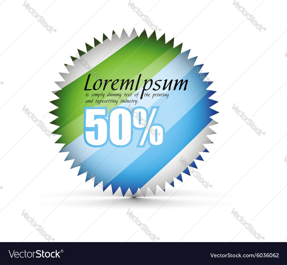 Sale tag stickers Royalty Free Vector Image - VectorStock