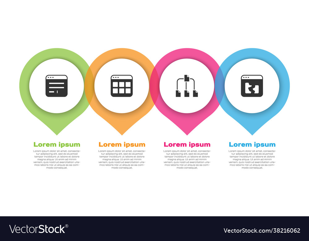Browser Fenster Dateien Ordner Baum und gebrochen vector image Browser Fenster Dateien Ordner Baum und gebrochen
