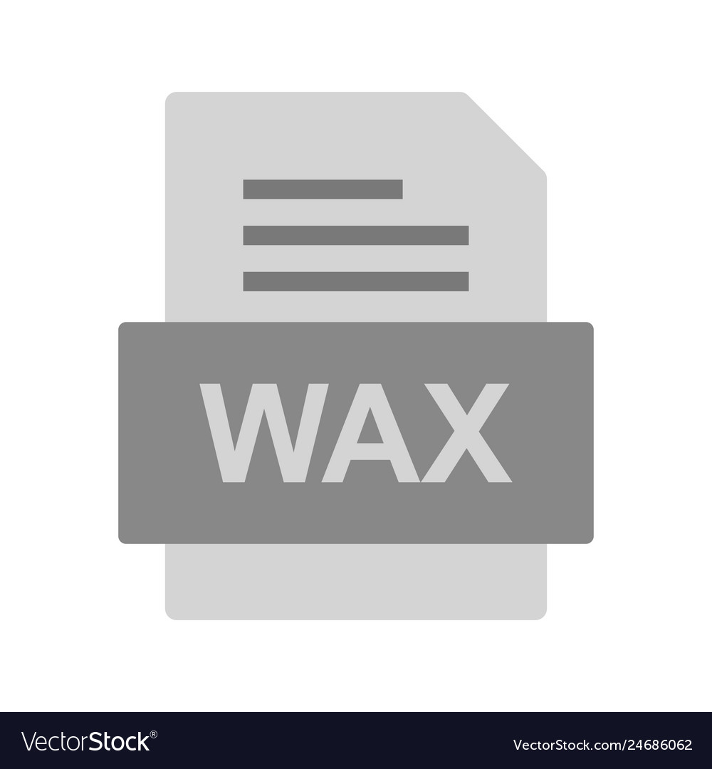 Wax file document icon