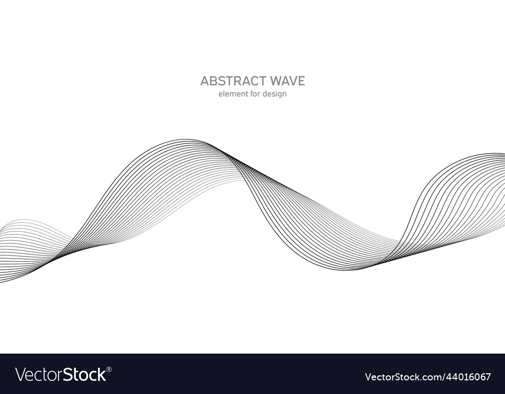Abstract wave element for design digital vector image Abstract wave element for design digital