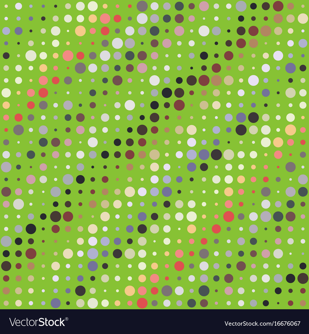 Background with irregular colored circles Vector Image