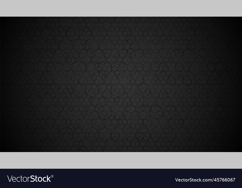 Dark Hexagon Gradient Background