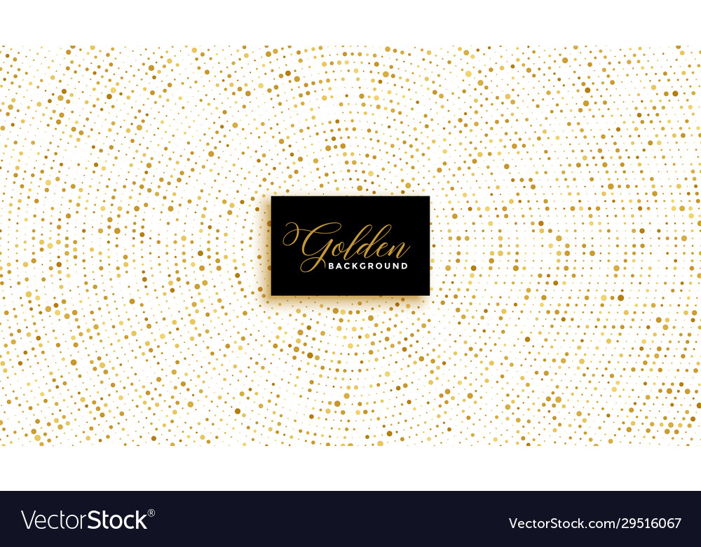 Golden Glitter Weiß Hintergrund