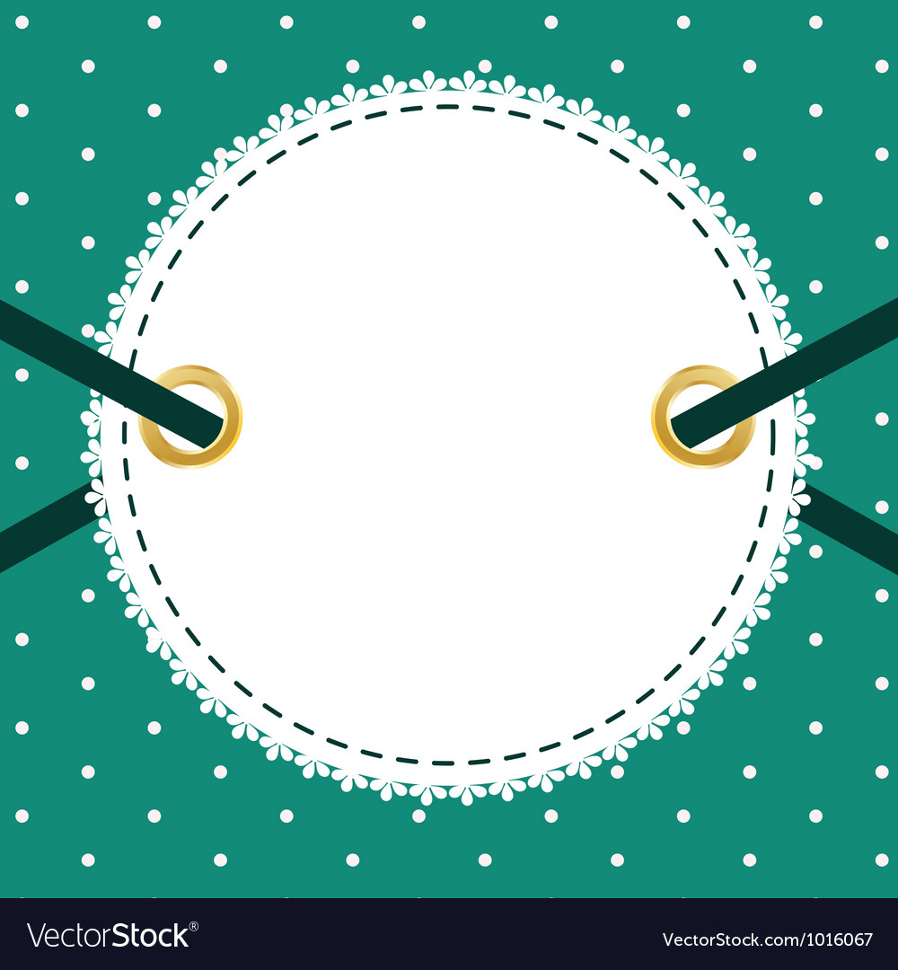 Greeting scrap retro background with empty photo