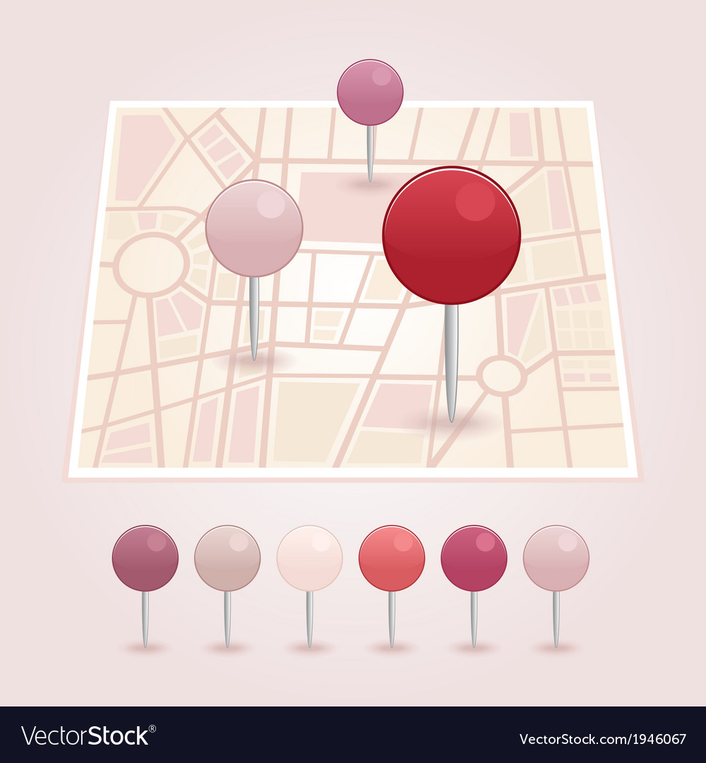 Map pointer with heart icon