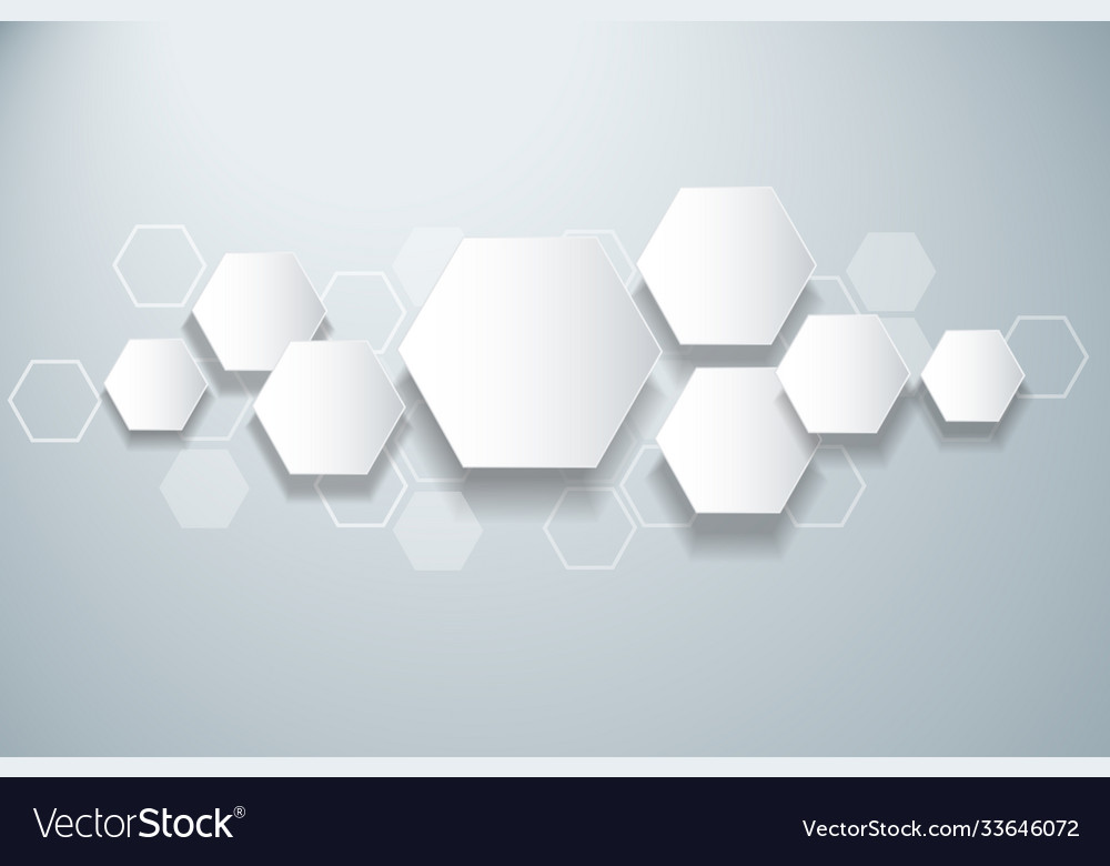 Abstract bee hive hexagon and space background Vector Image Abstract bee hive hexagon and space background