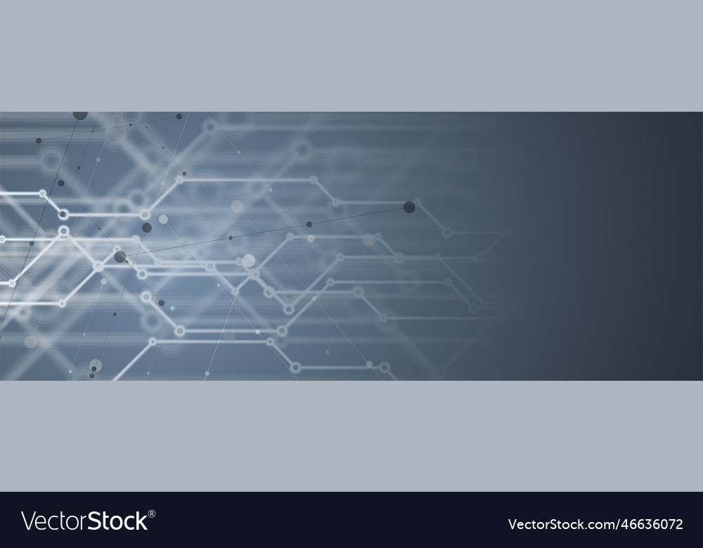 Abstract futuristic fade computer technology vector image Abstract futuristic fade computer technology