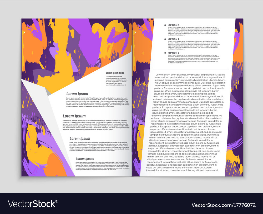 Abstract layout background set for art