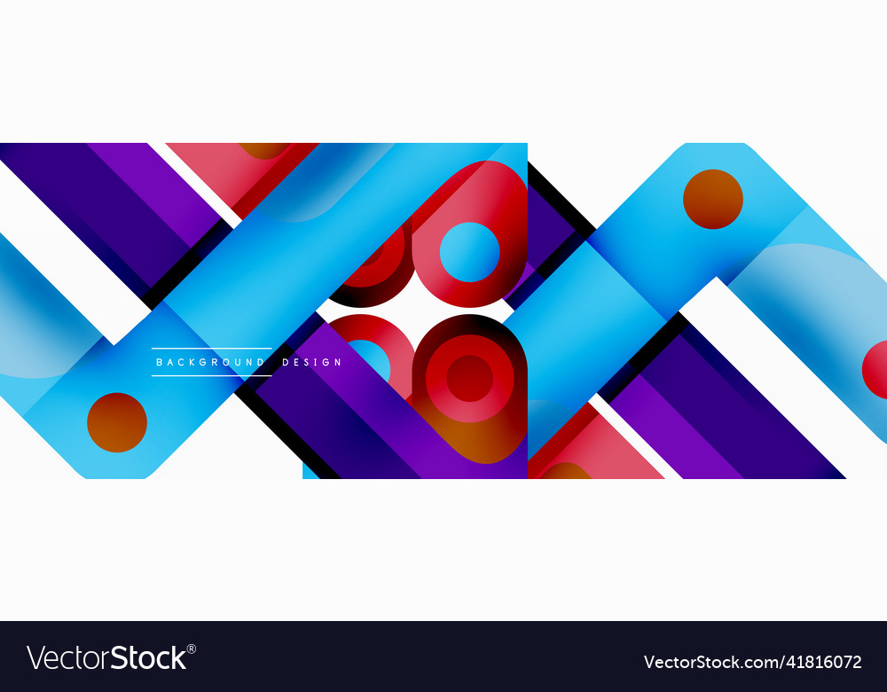 Colorful dynamic stripe composition lines