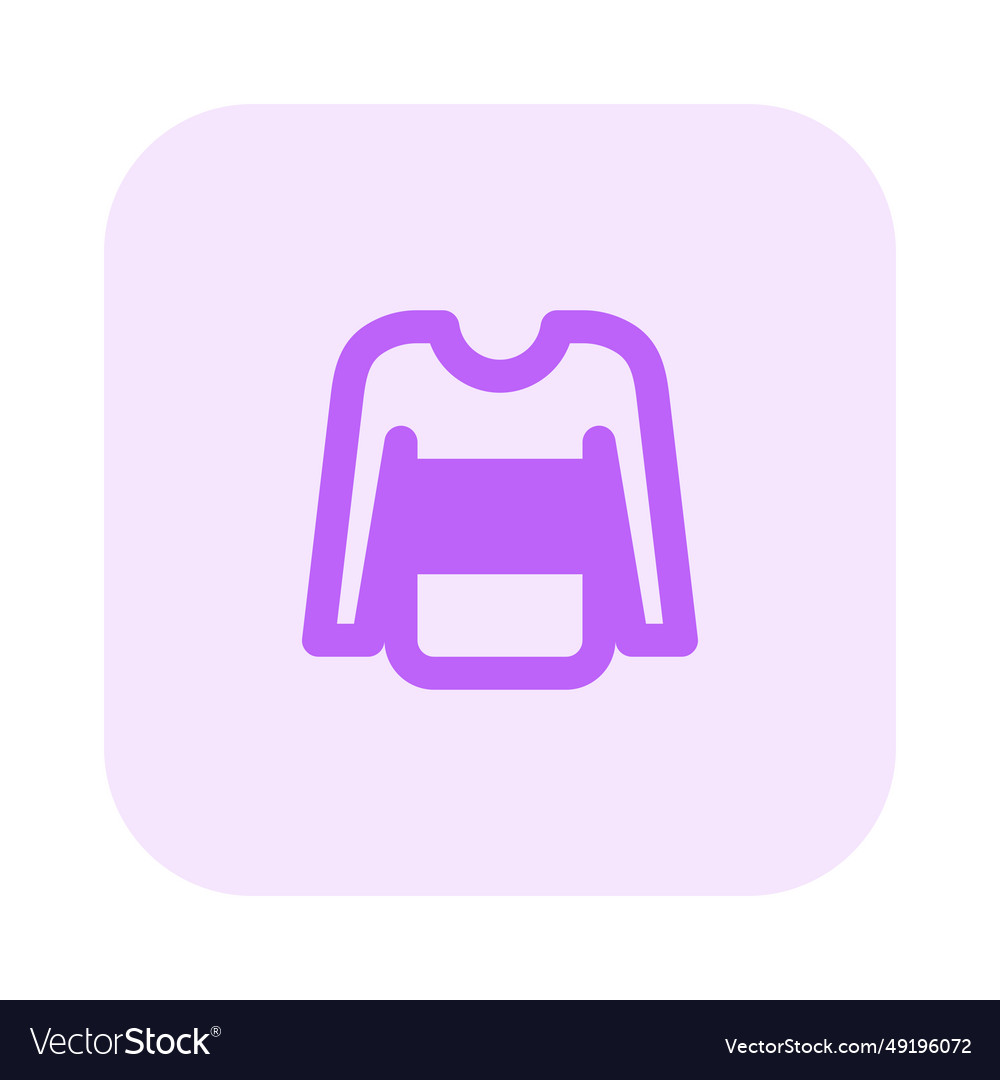 Designer sweater with stripe pattern
