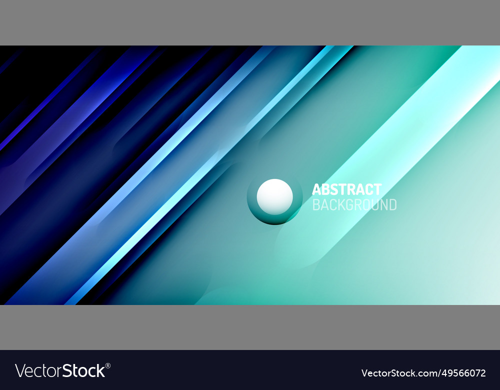 Dynamic bright colorful lines shadow style vector image Dynamic bright colorful lines shadow style