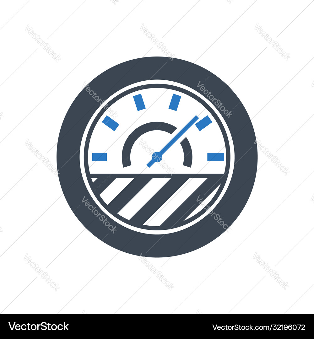 Efficiency glyph icon Royalty Free Vector Image
