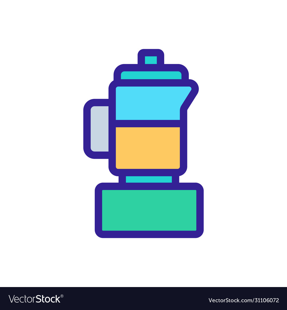 Electric blender icon outline