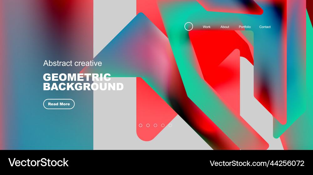 Fluid Triangles Minimal Abstract Background Vector Image