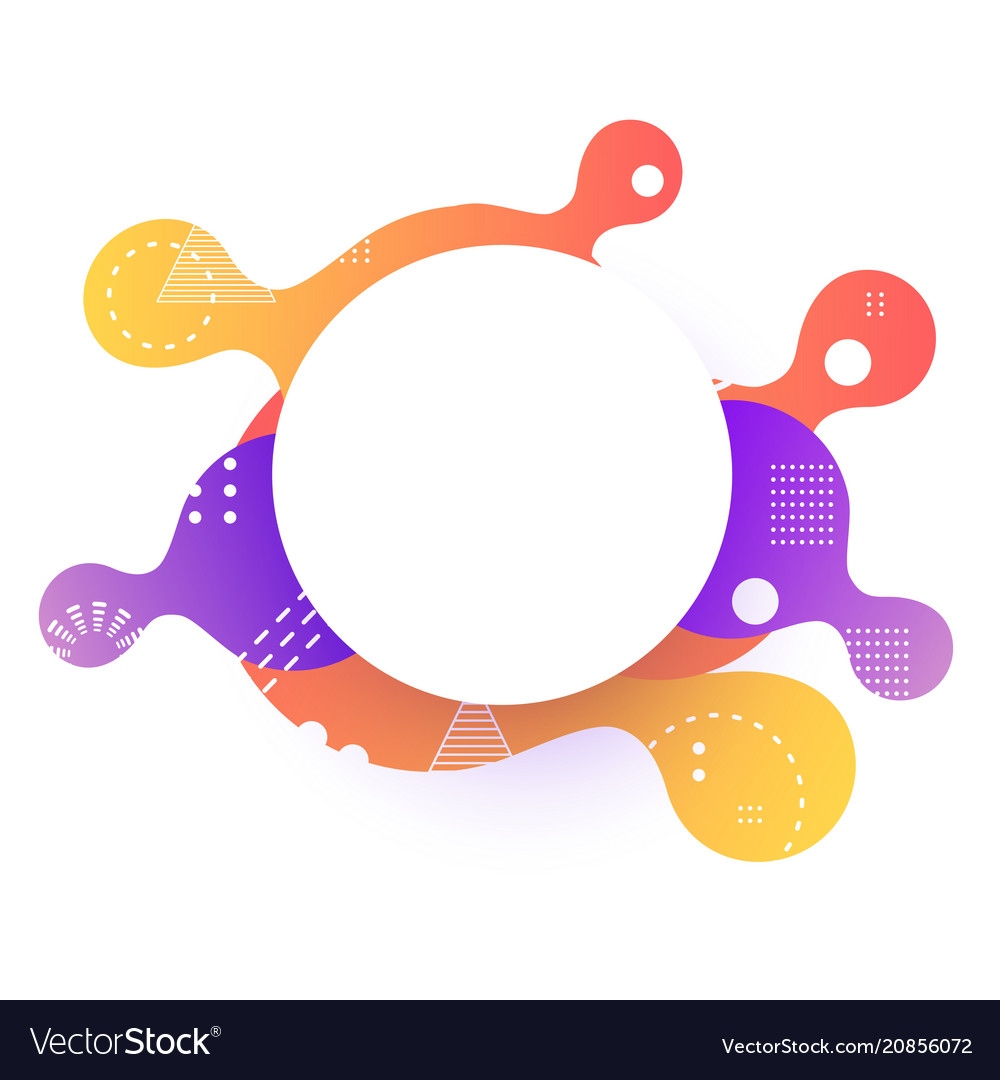 Gradient banner with fluid color abstract