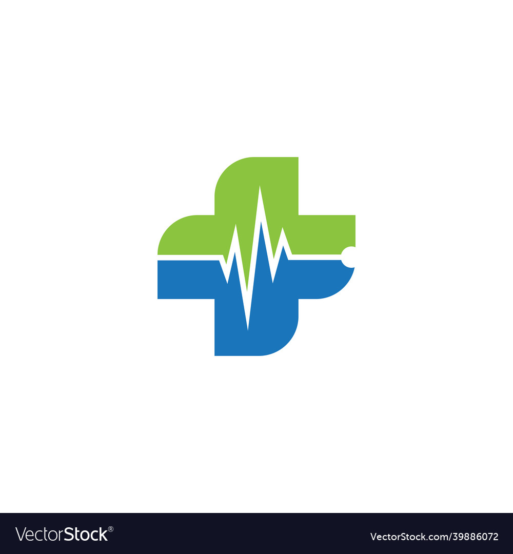 Health medical logo template vector image Health medical logo template