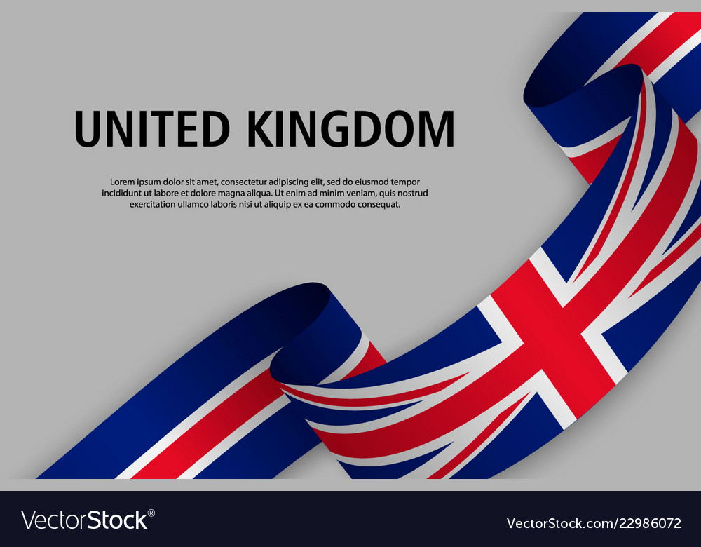 Band mit britischer Flagge - Feier