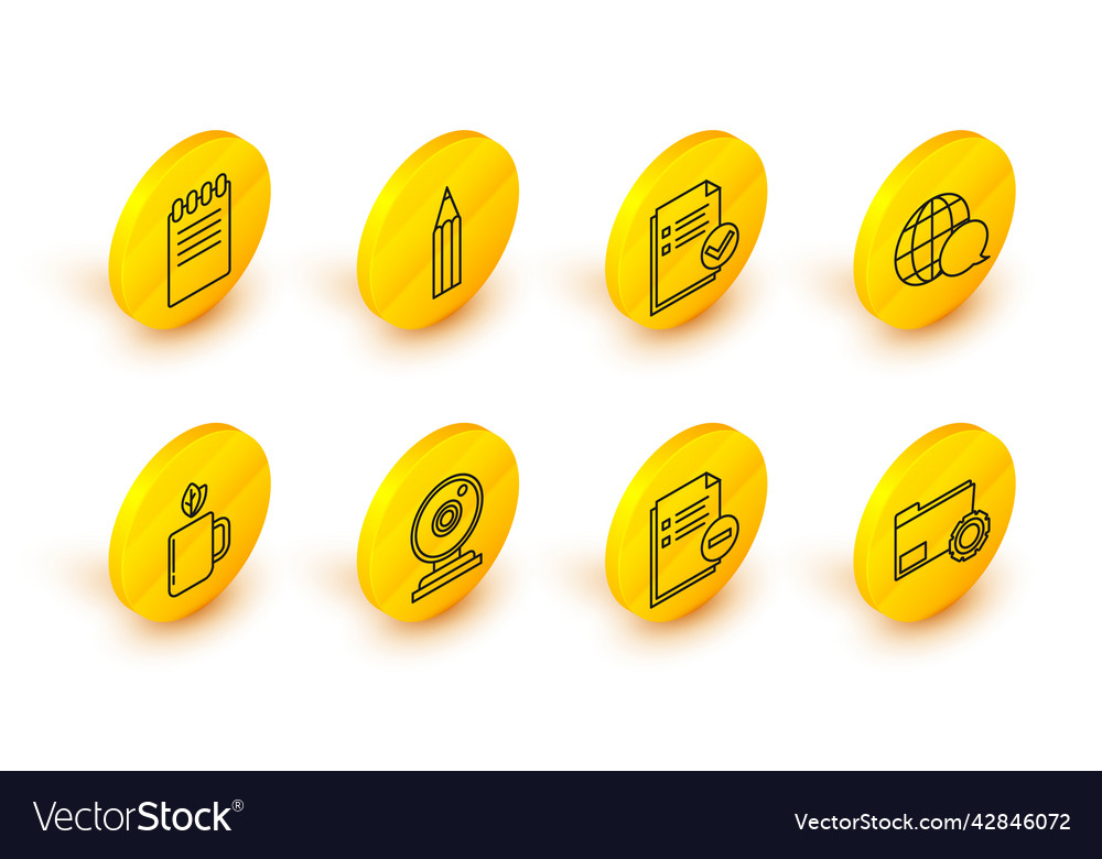 Set line folder settings with gears document
