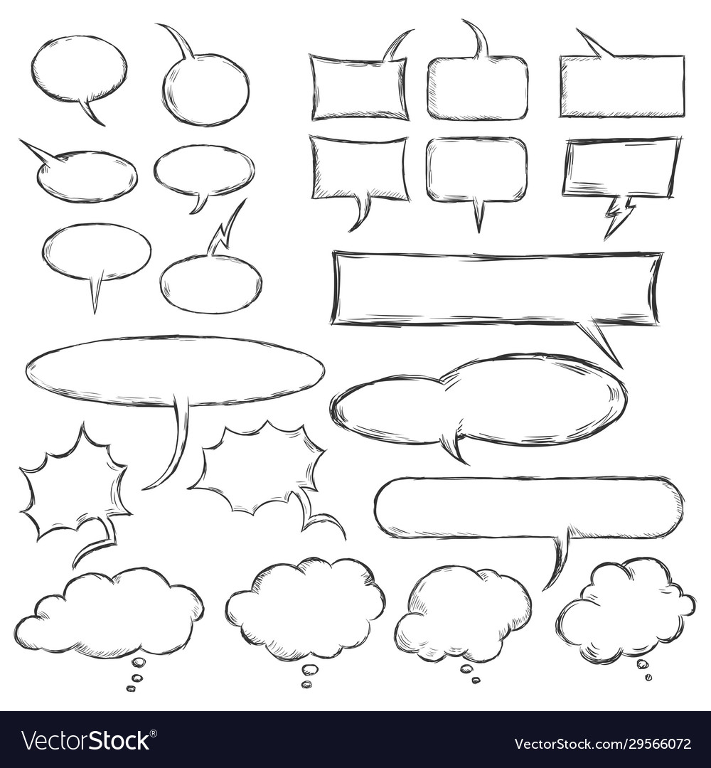 Speech Bubbles - Thought & Talk