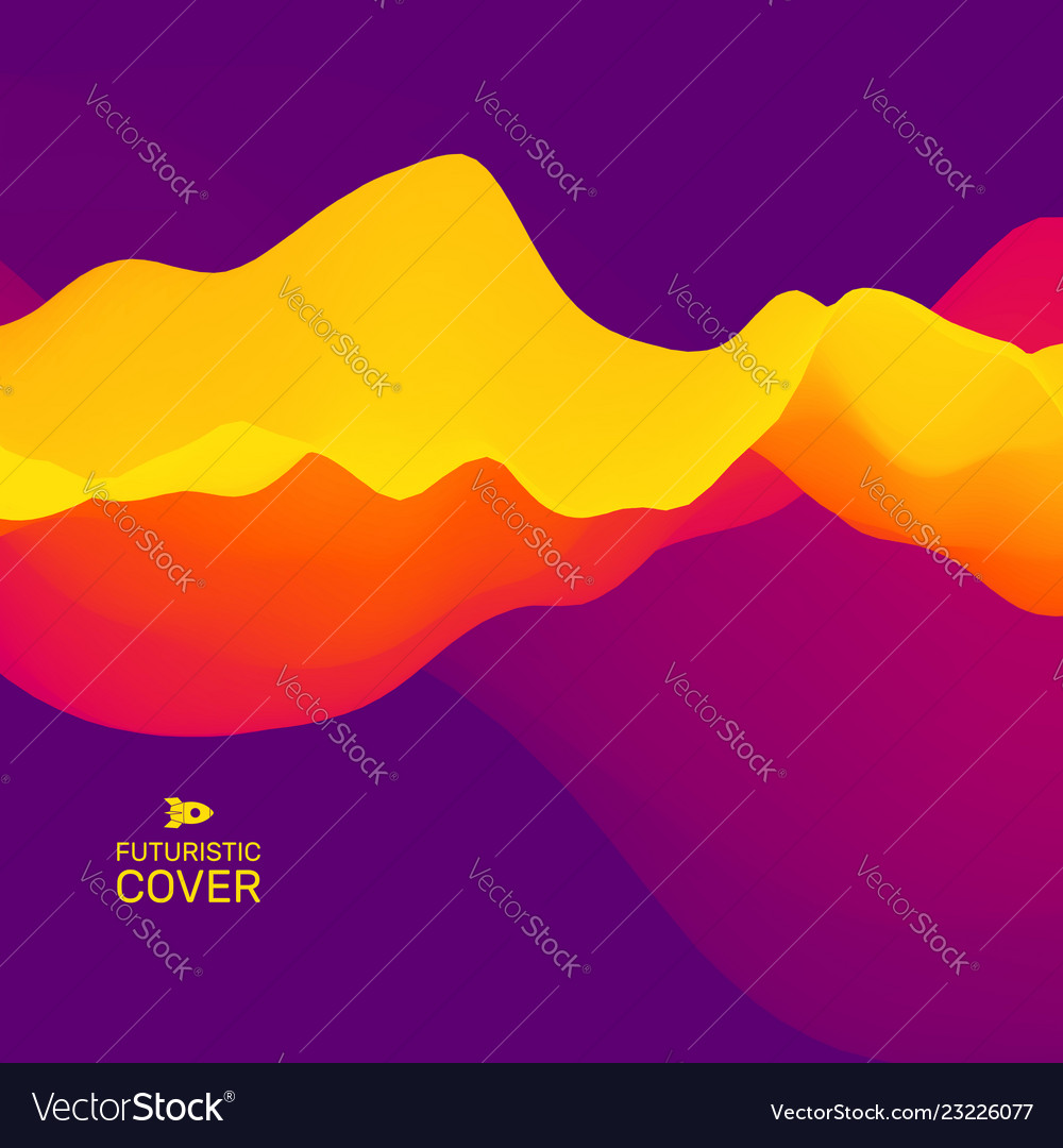 Abstract background dynamic effect futuristic vector image Abstract background dynamic effect futuristic