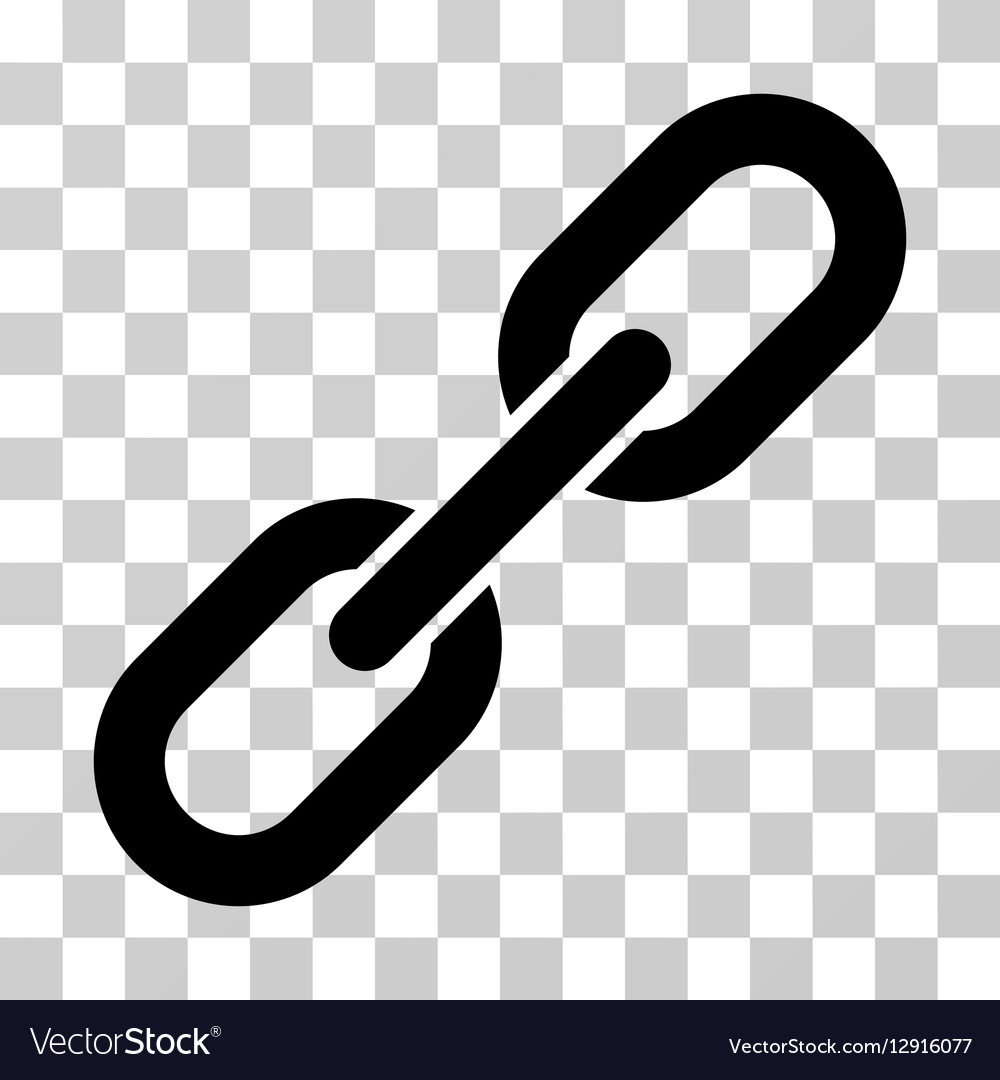 Chain links black Royalty Free Vector Image - VectorStock