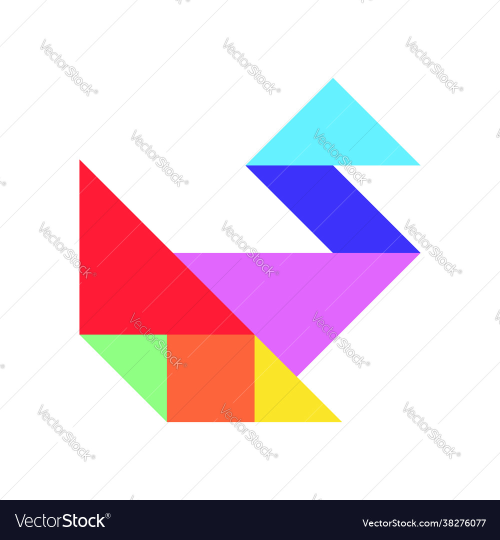 Tangram Outline Solutions Clipart Sun