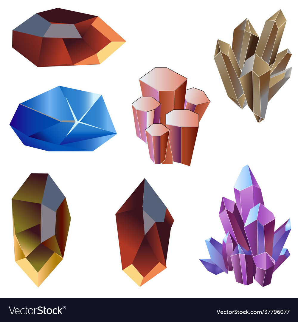 Crystal set for game elements