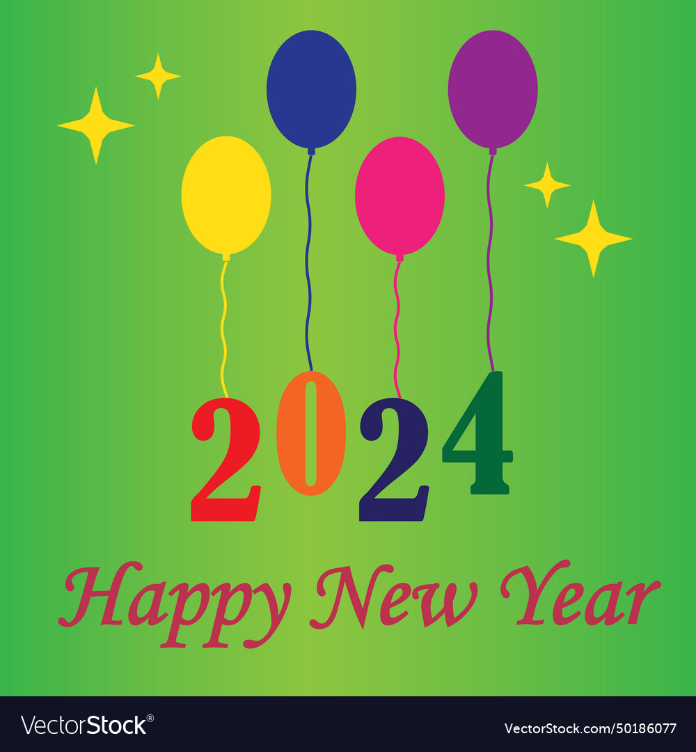 Happy new year and merry christmas logo Royalty Free Vector