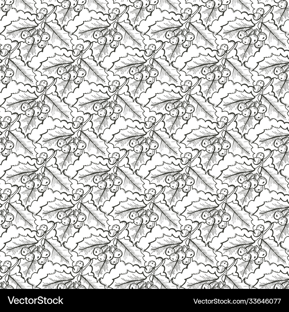 Winter seamless pattern Royalty Free Vector Image