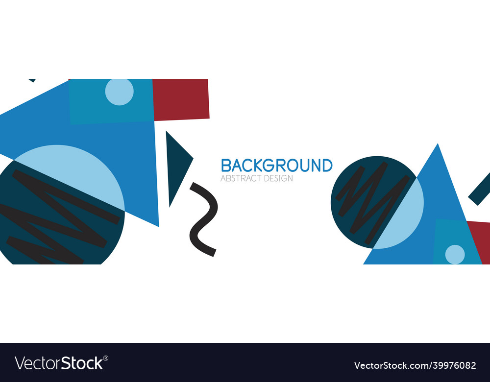 Abstract background blocks lines triangles