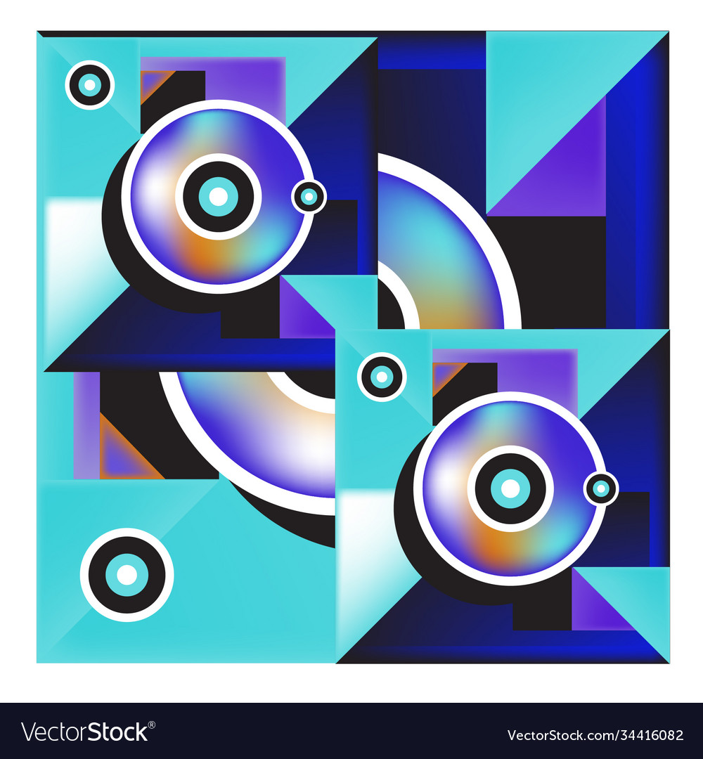 Abstract modern triangles background pattern vector image Abstract modern triangles background pattern