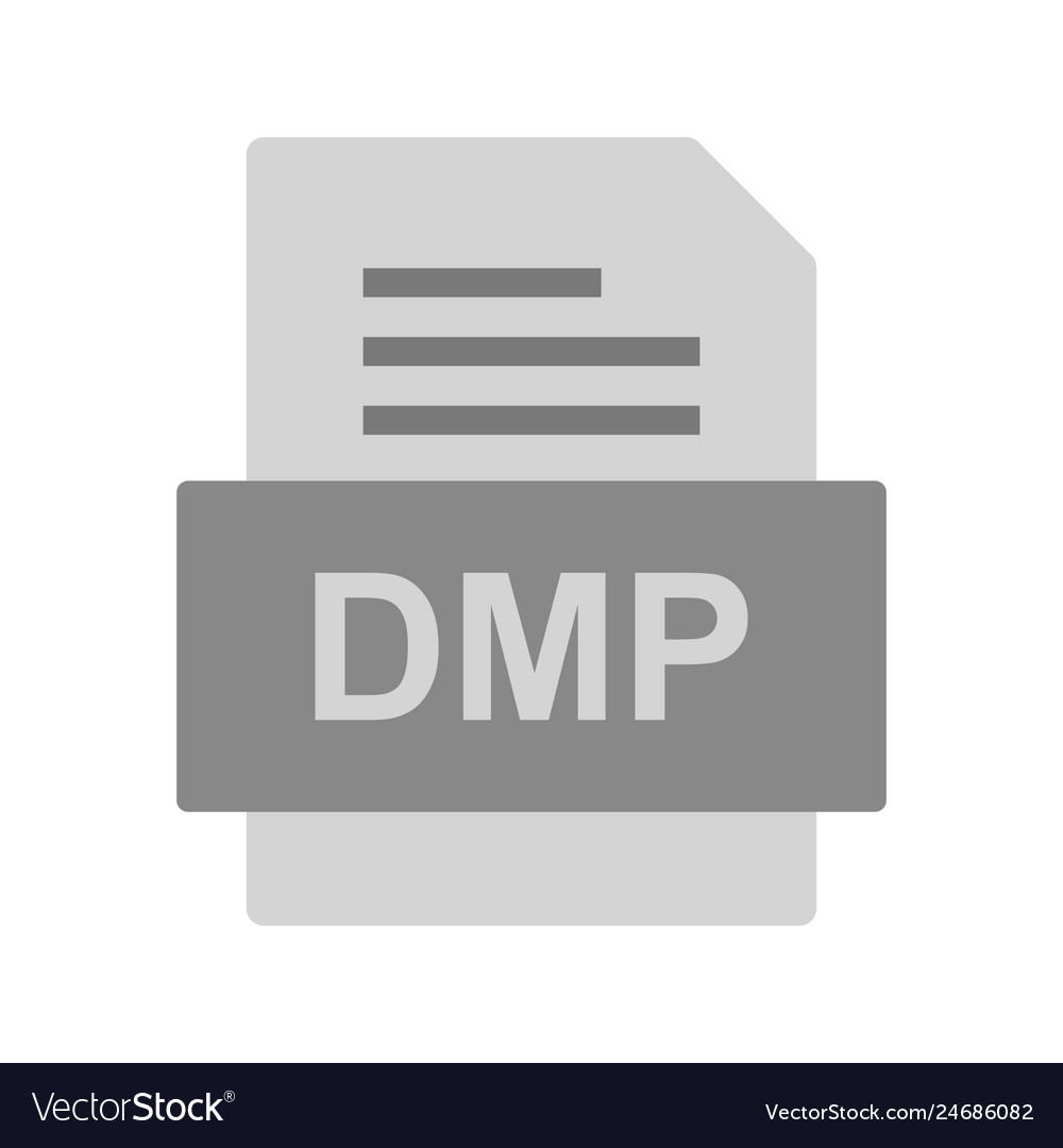 Dmp file document icon