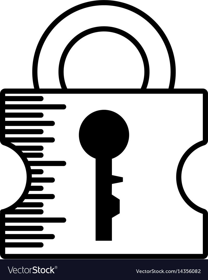 Padlock security system outline