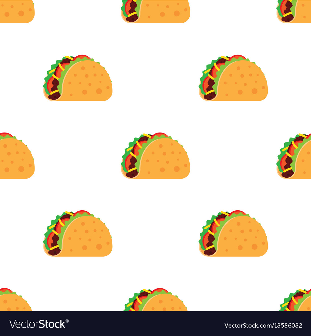 Tacos Seamless Pattern