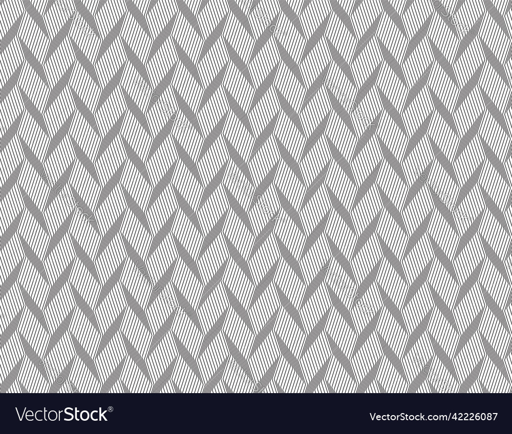 Abstract background of swirle lines black Vector Image