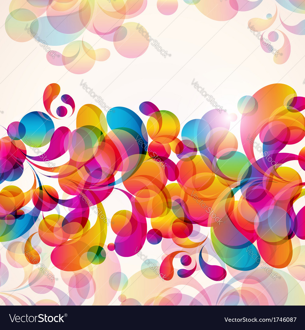 Abstract background with bright elements