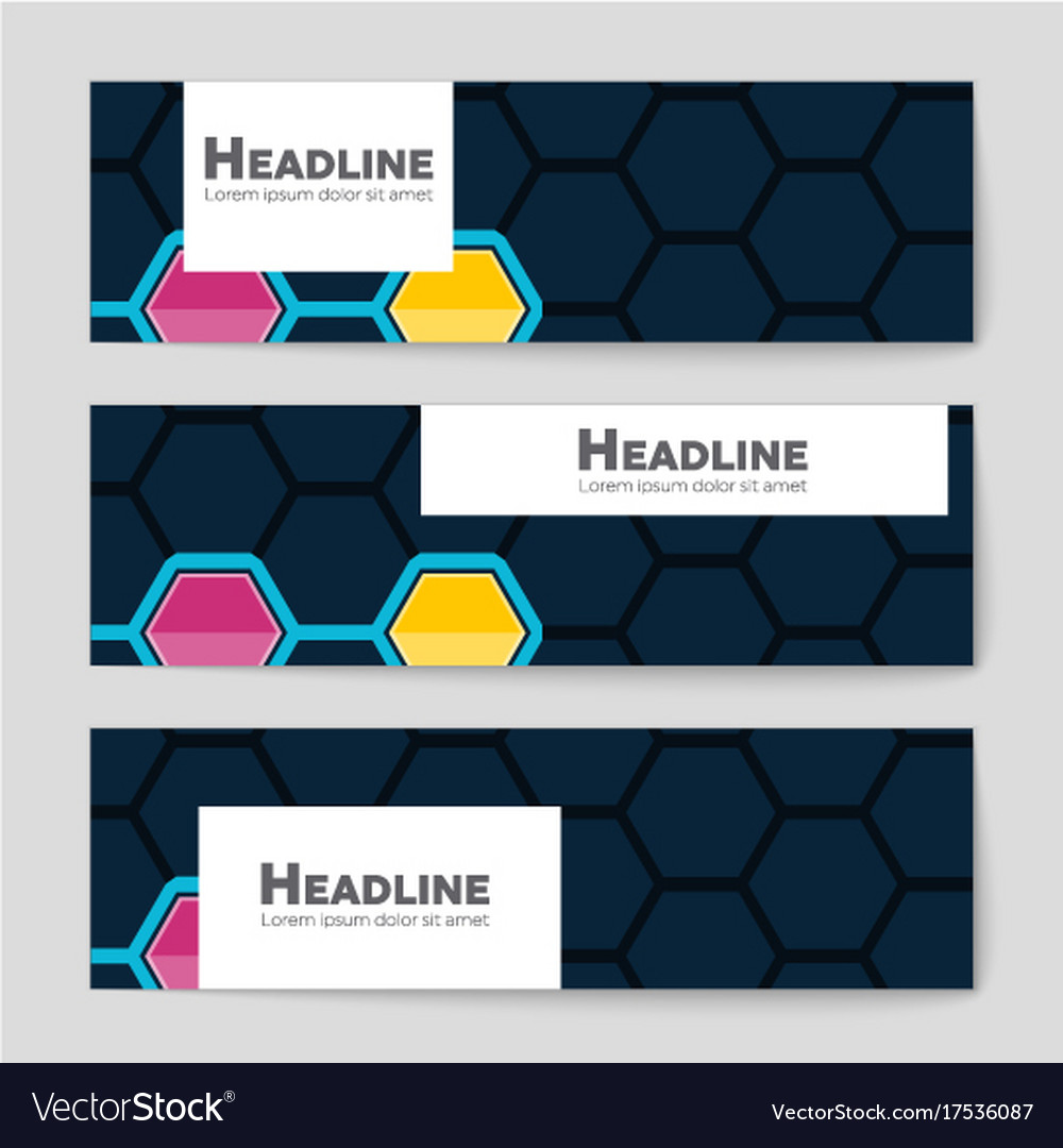 Abstract layout background set for art