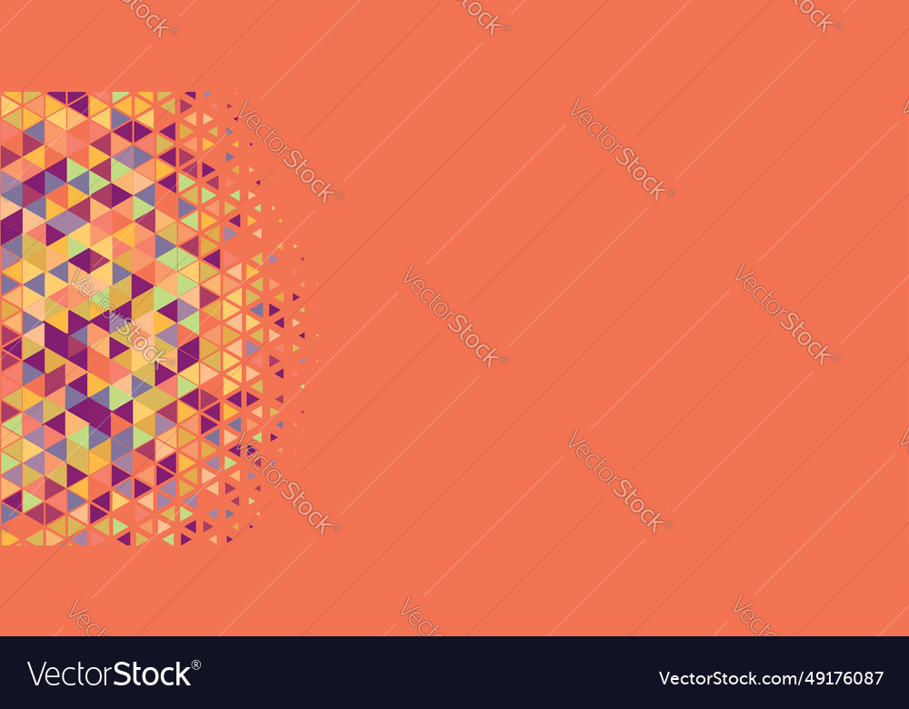 Abstract triangle colorful background