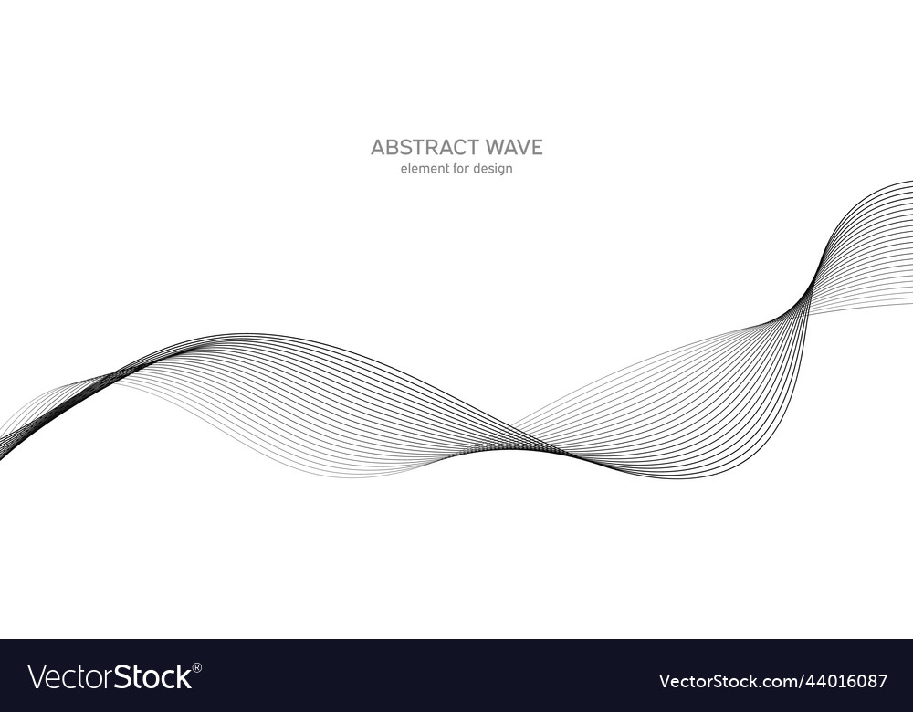 Abstract wave element for design digital vector image Abstract wave element for design digital