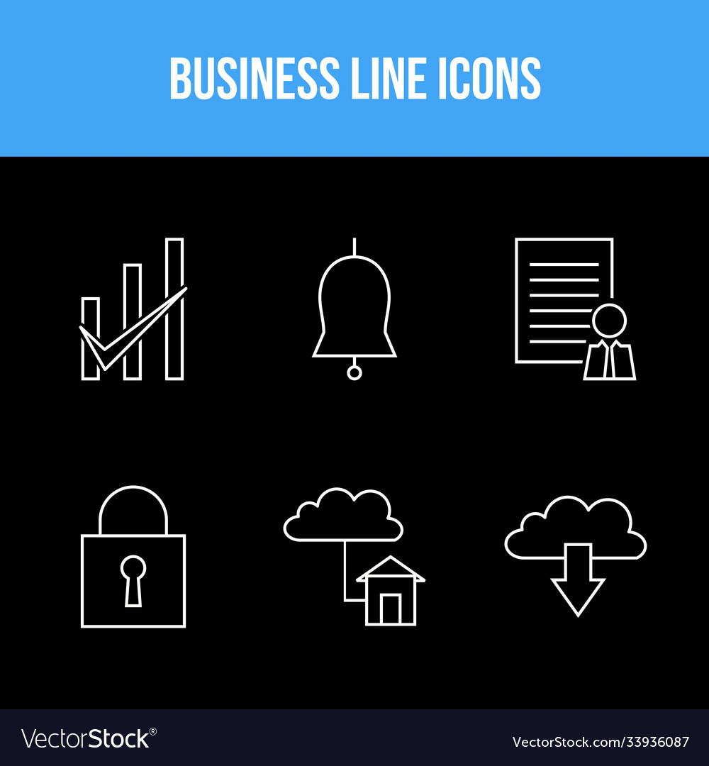 Beautiful business icons for commercial use