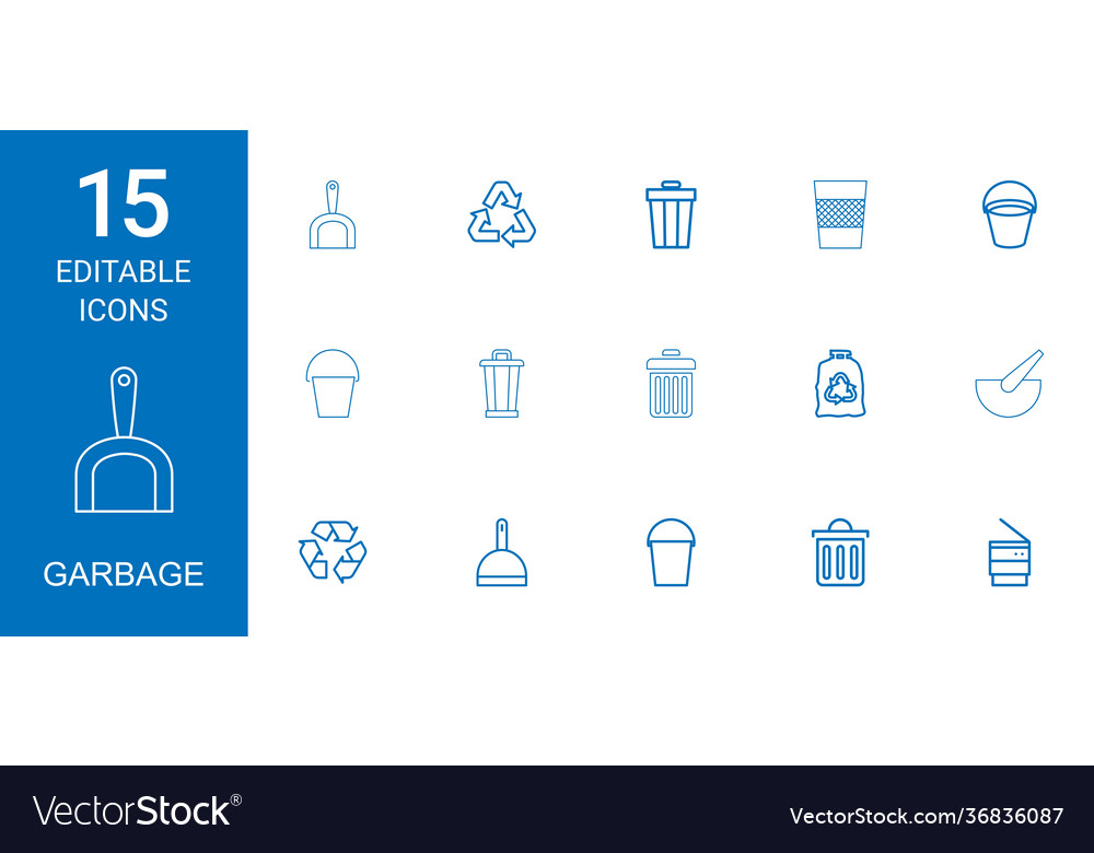 Garbage icons