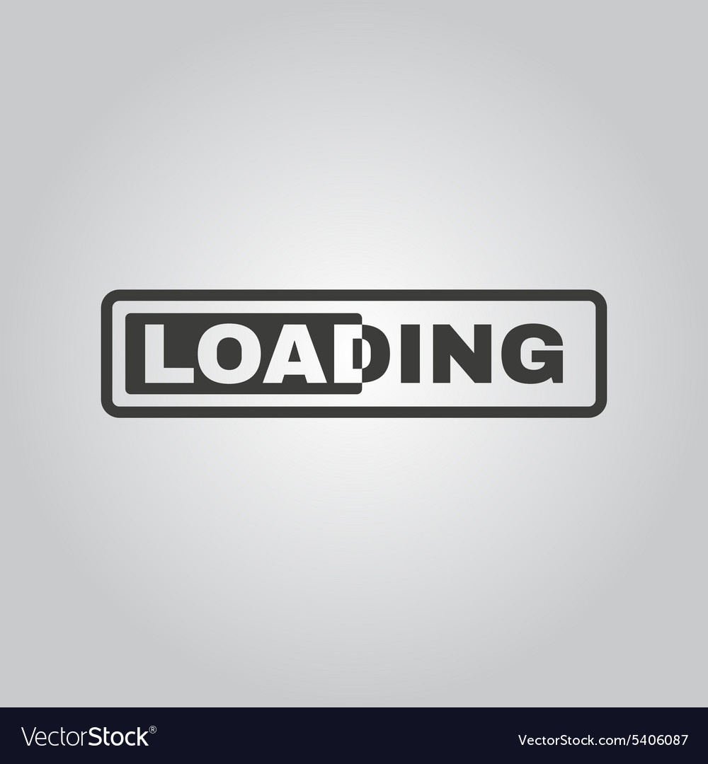 Loading icon preloader symbol flat