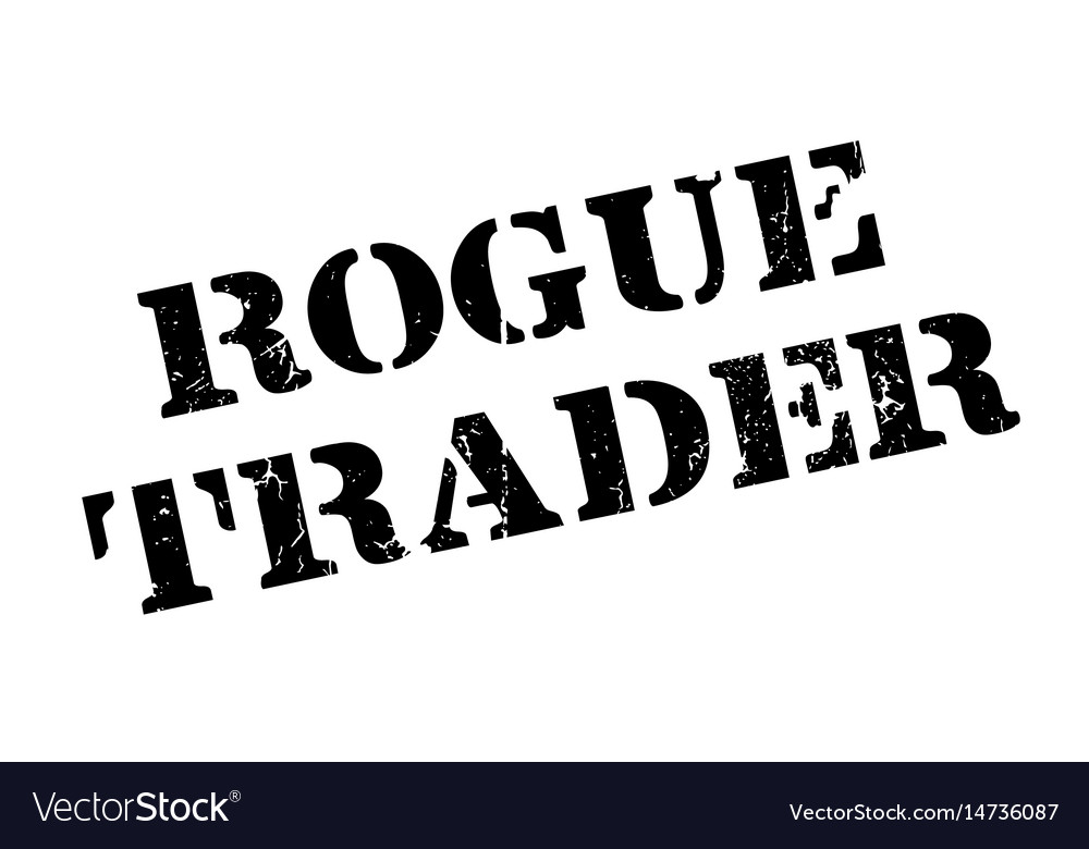 Rogue trader rubber stamp Royalty Free Vector Image